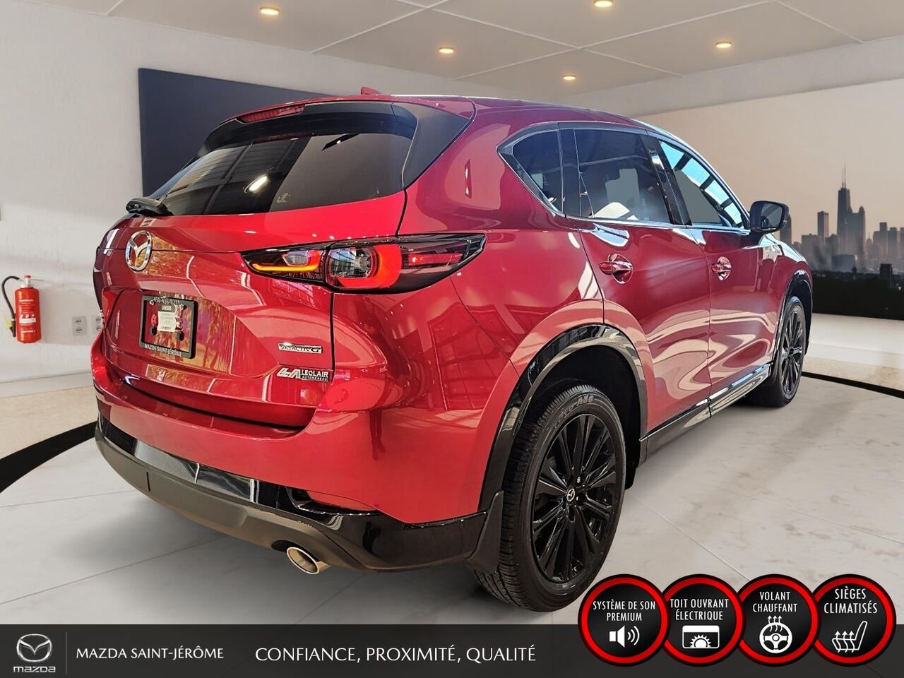 2023 Mazda CX-5 SPORT | CUIR | TOIT OUVRANT | AWD Red Saint-Jérôme - photo #5