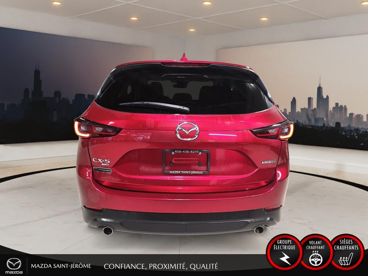 Mazda CX-5 GS | CUIR | AWD | MAGS | 2025 Rouge Saint-Jérôme - photo #6
