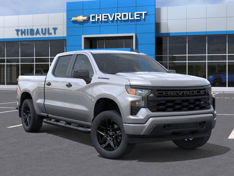 CHEVROLET Silverado 1500 Custom cabine multiplace 4RM 157 po 2026 GRIS STERLING METALLISE Sherbrooke - photo #6