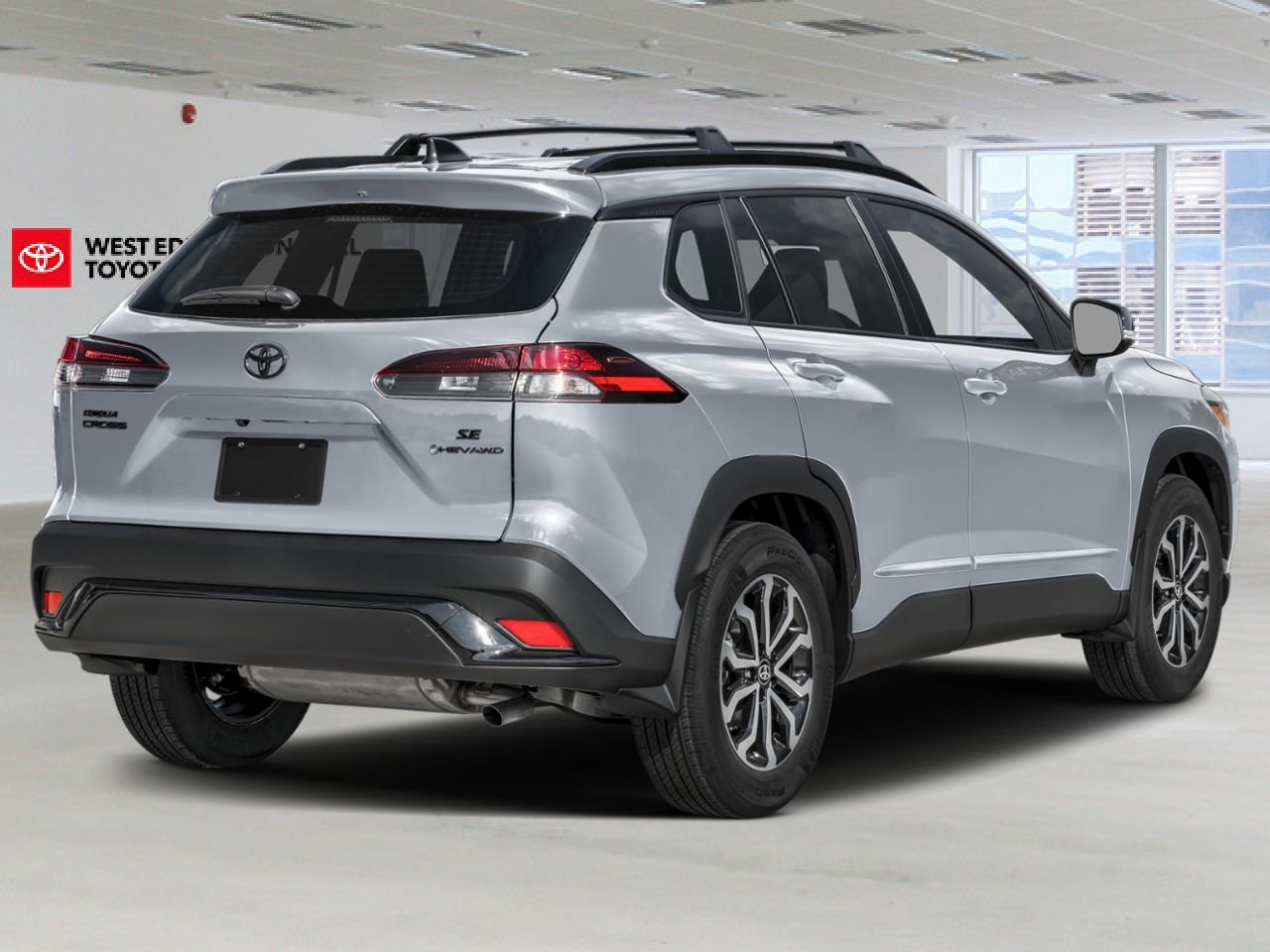 2026 Toyota Corolla Cross 2602157 | Hybrid SE Sonic Silver Metallic w/Black Roof Edmonton - photo #1