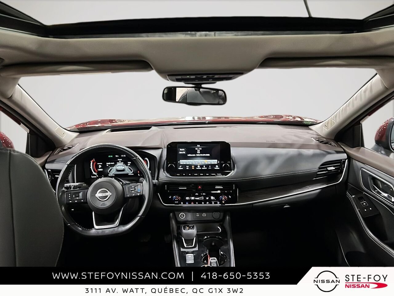 2023 Nissan Rogue Platine 4WD Cuir Red Ste-Foy - photo #9