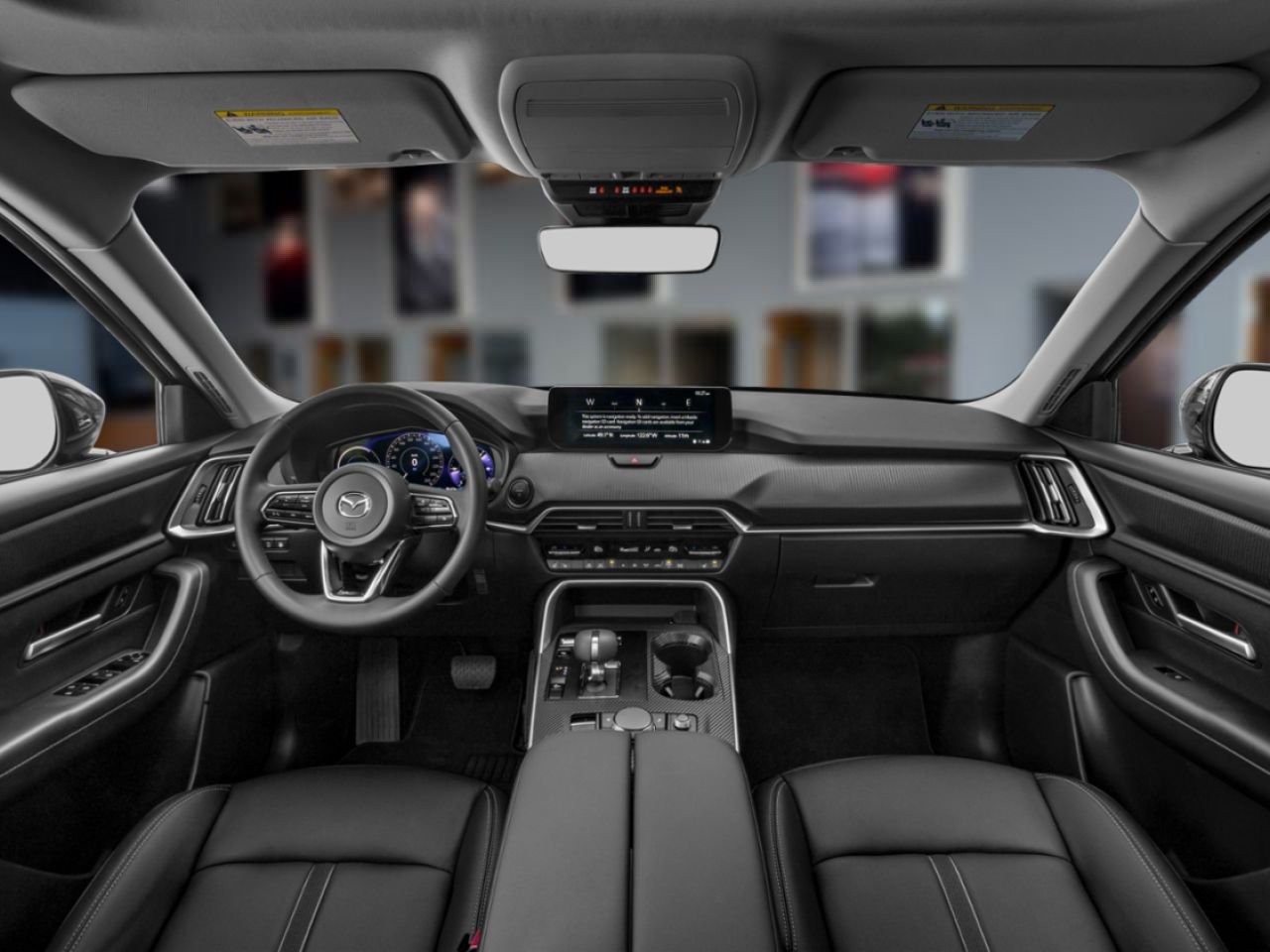 MAZDA CX-90 hybride rechargeable 2026 Blanc rhodium métallisé Notre-Dame-des-Prairies - photo #12