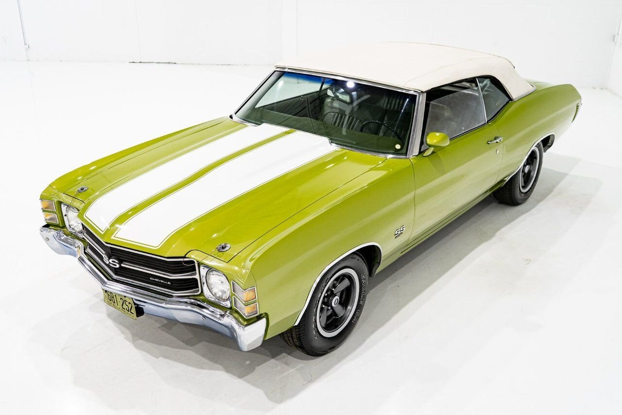 Chevrolet Chevelle SS Matching numbers 454 LS5 4-speed 1971 Vert Montréal - photo #6