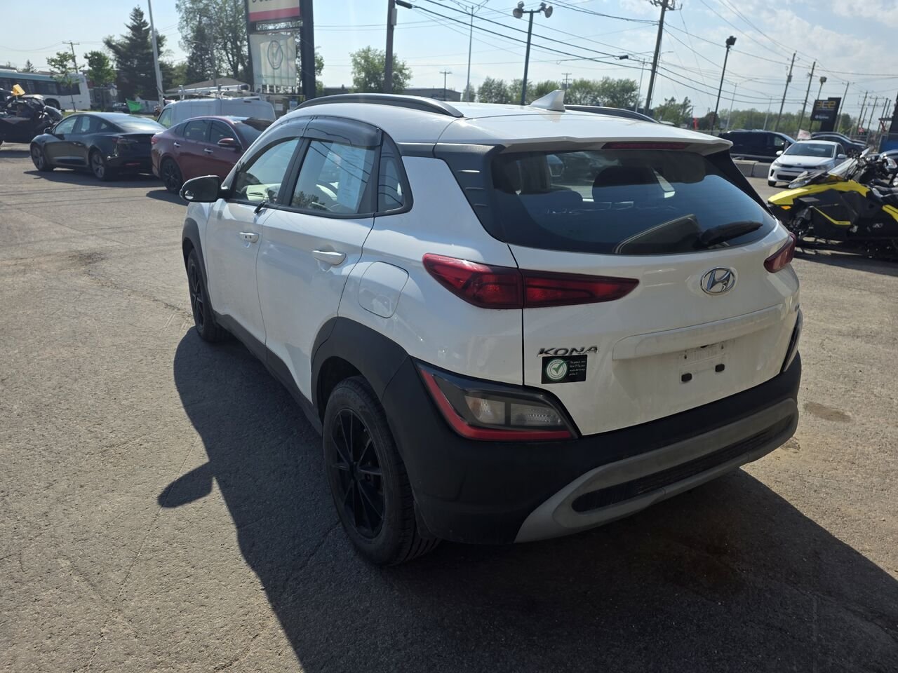 Hyundai Kona 2022 Blanc Longueuil, - photo #3