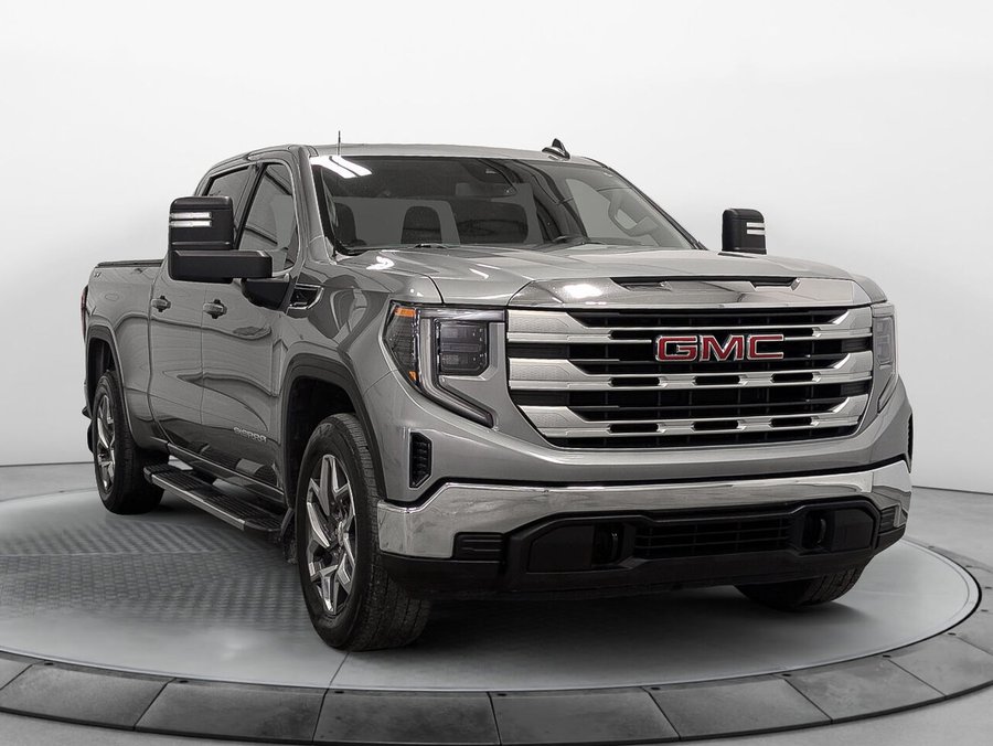GMC Sierra 1500 4WD Crew Cab Moteur 2.7L 6 places 2023 Gris