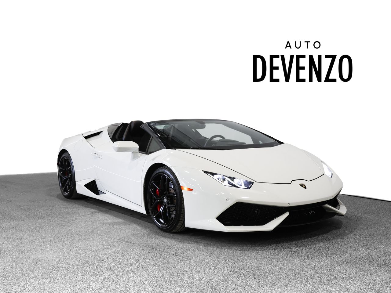 White 2017 Lamborghini Huracan Convertible Rear-Wheel Drive Automatic