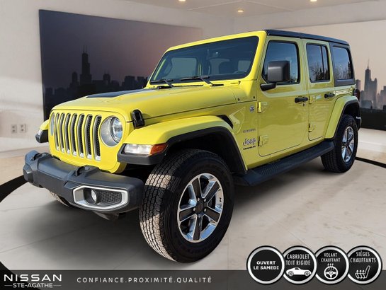 Jeep Wrangler Sahara | V6 | 4X4 | 4 PORTES | 2023 Jaune