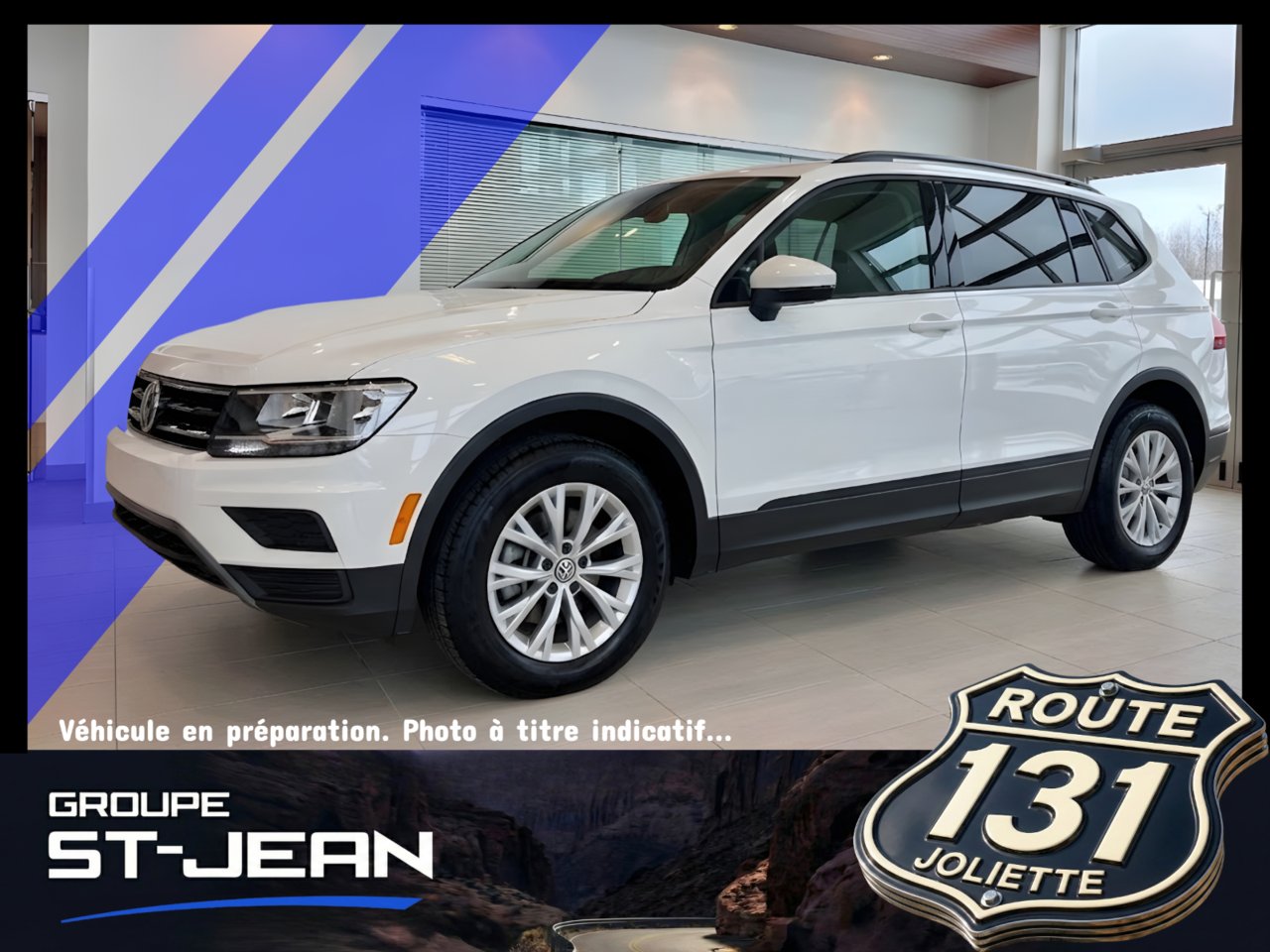 2018 Volkswagen Tiguan White Notre-Dame-des-Prairies - photo #0