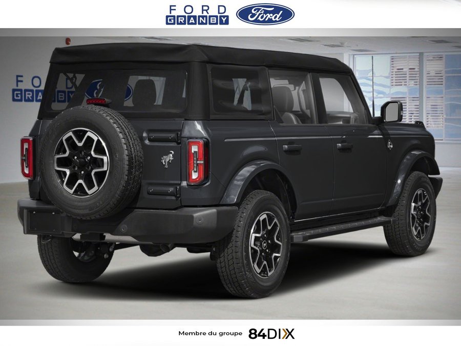 Ford Bronco Outer Banks 4 portes 4x4 2026 Noir ombre