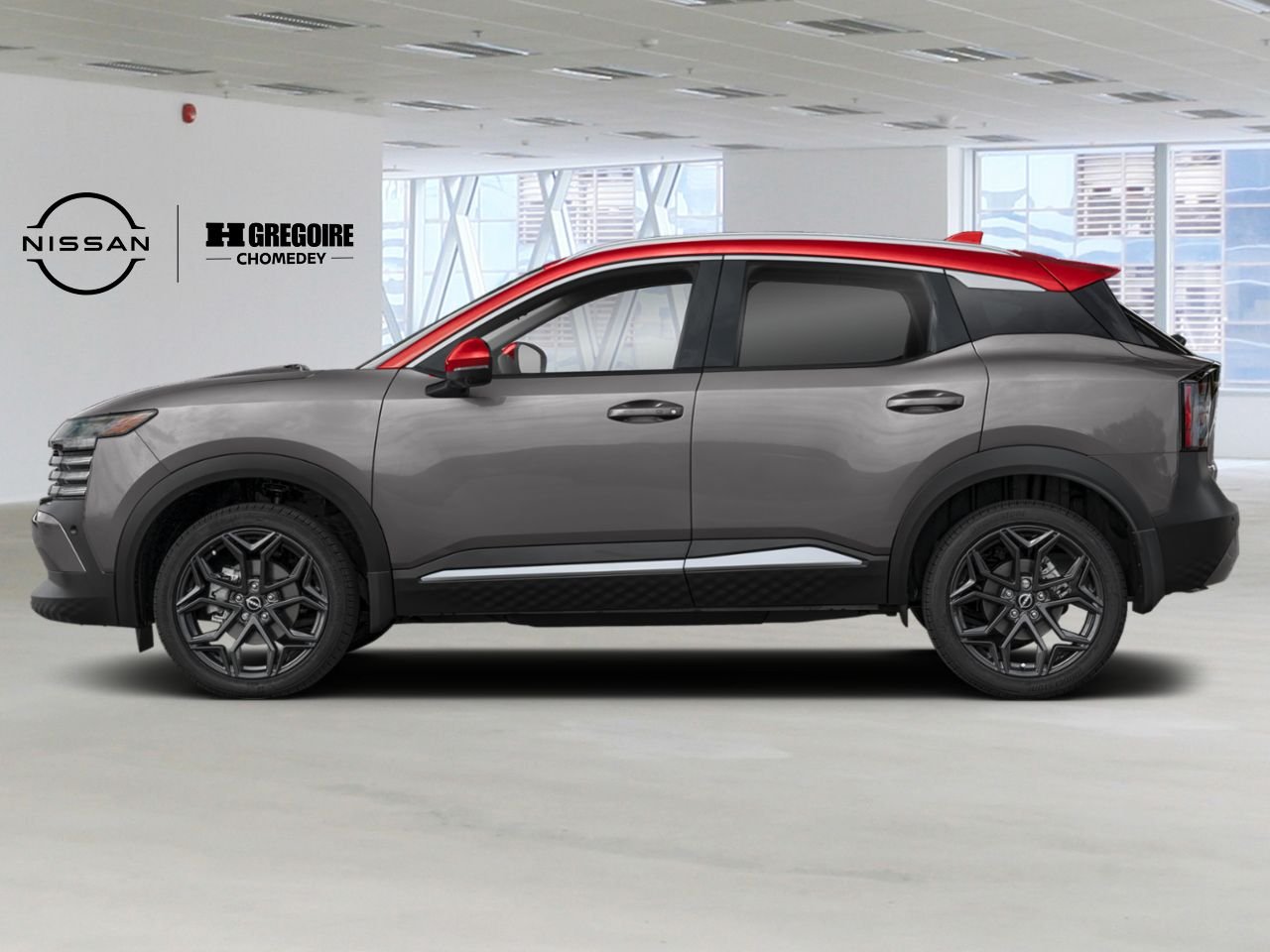 2026 Nissan Kicks Gun Metal Metallic/Scarlet Ember Tintcoat Laval - photo #1