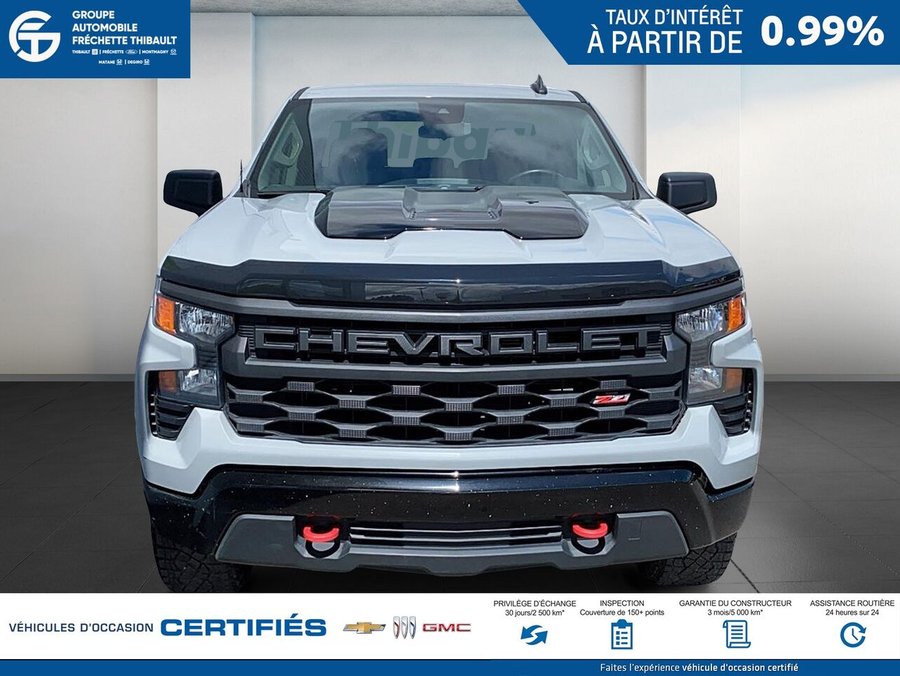 CHEVROLET SILVERADO Custom Trail Boss cabine multiplace 4RM 157 po 2025 Gris