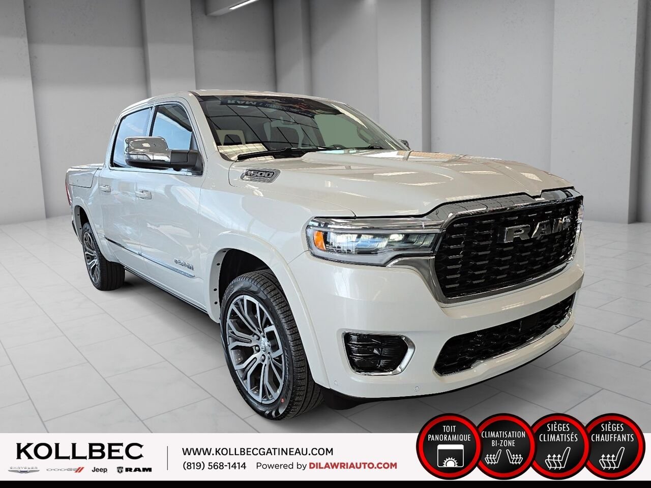 RAM 1500 Tungsten cabine d'équipe 4x4 caisse de 5 pi 7 po 2026 Triple couche nacrée ivoire Ottawa & Gatineau - photo #12