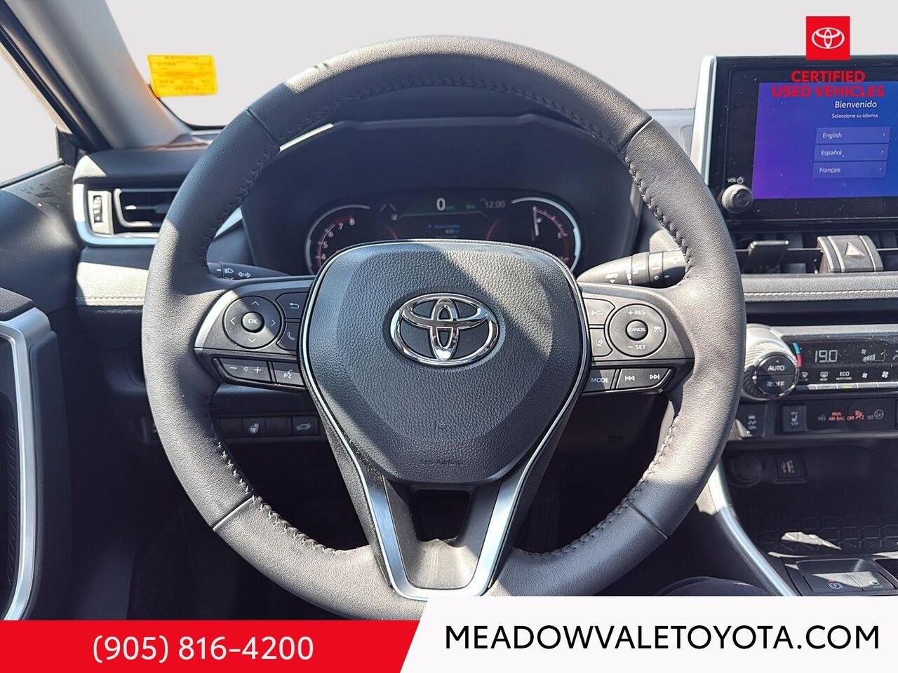 2025 Toyota RAV4 Sunroof, Power Drivers Seat, Heated Front Seats and Steering Wheel, Power Trunk, 17" Alloy's Midnight Black Metallic Mississauga - photo #41