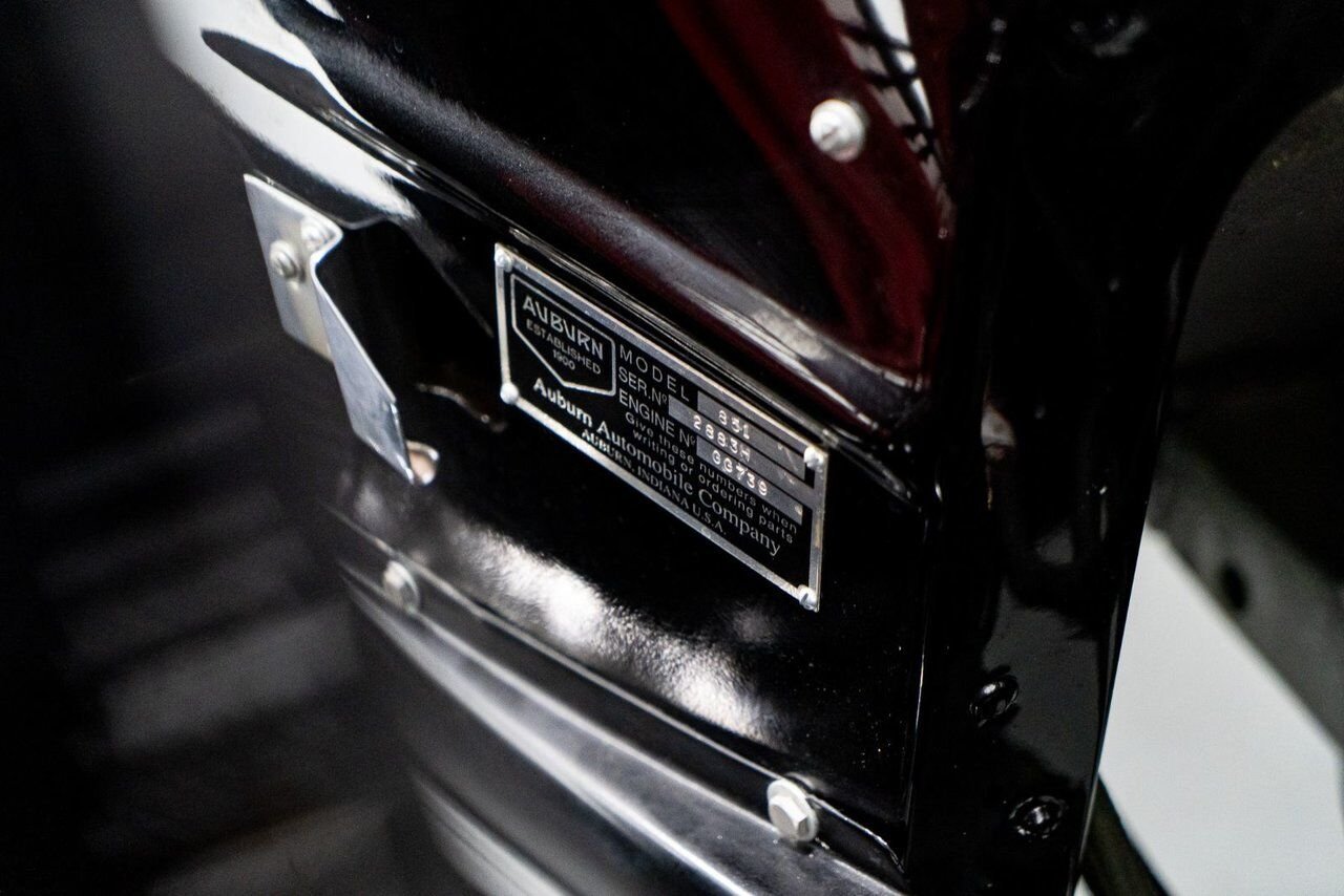 Auburn 851 Supercharge Phaeton **PRIX EN USD** 1935 Noir Montréal - photo #66
