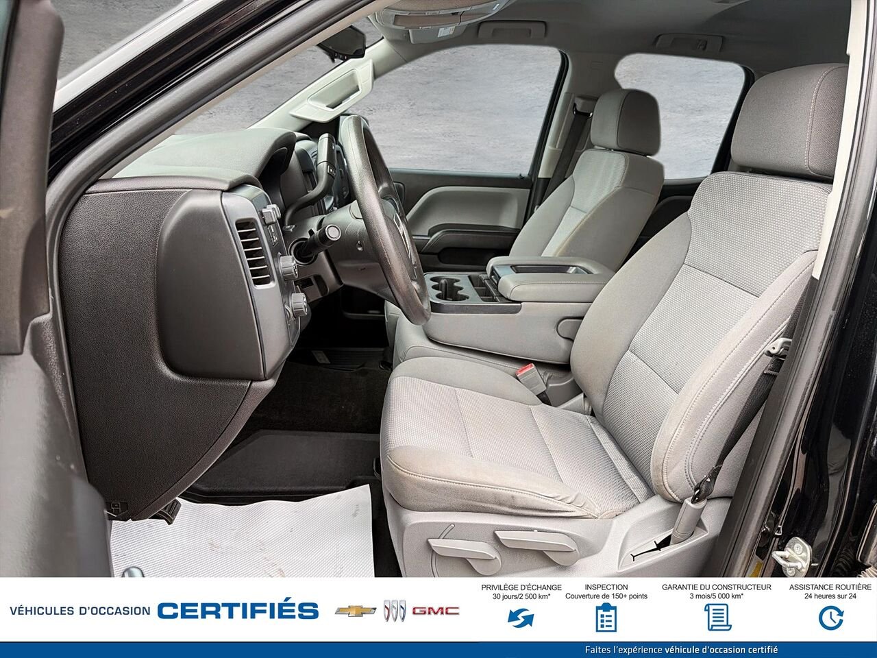 GMC SIERRA K1500 Cabine double 4RM 143,5 po 2018 Noir Montmagny - photo #6
