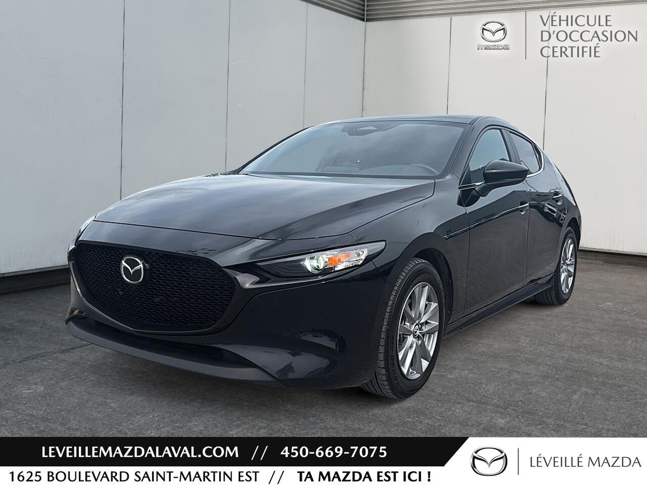 Black 2025 Mazda MAZDA3 Sport Hatchback Automatic