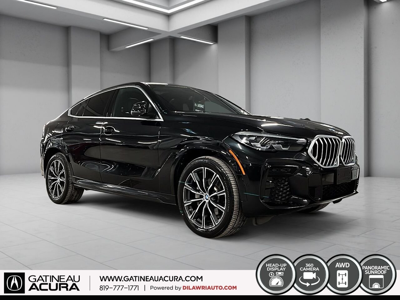 2023 BMW X6 xDrive 40i coupé Black Gatineau - photo #13