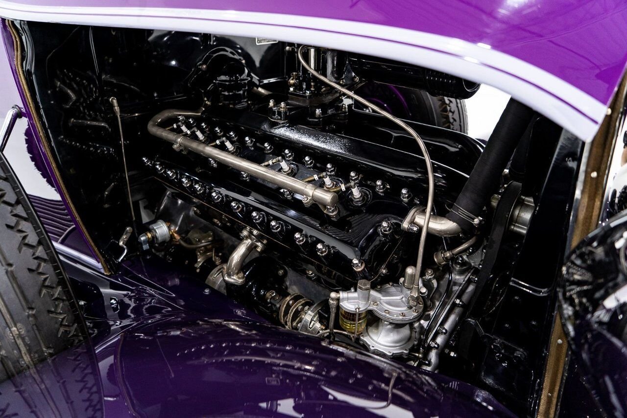 1933 Lincoln KB Victoria Coupe One Of 18 Built, And The Only Known Surviving **PRICE IN USD** Purple Montreal - photo #51