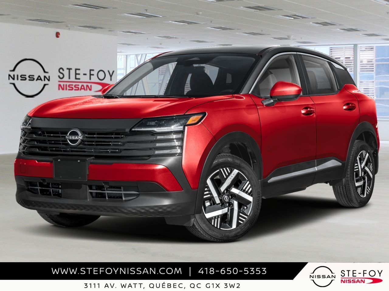 2026 NISSAN Kicks Scarlet Ember Tintcoat/Super Black Ste-Foy - photo #0