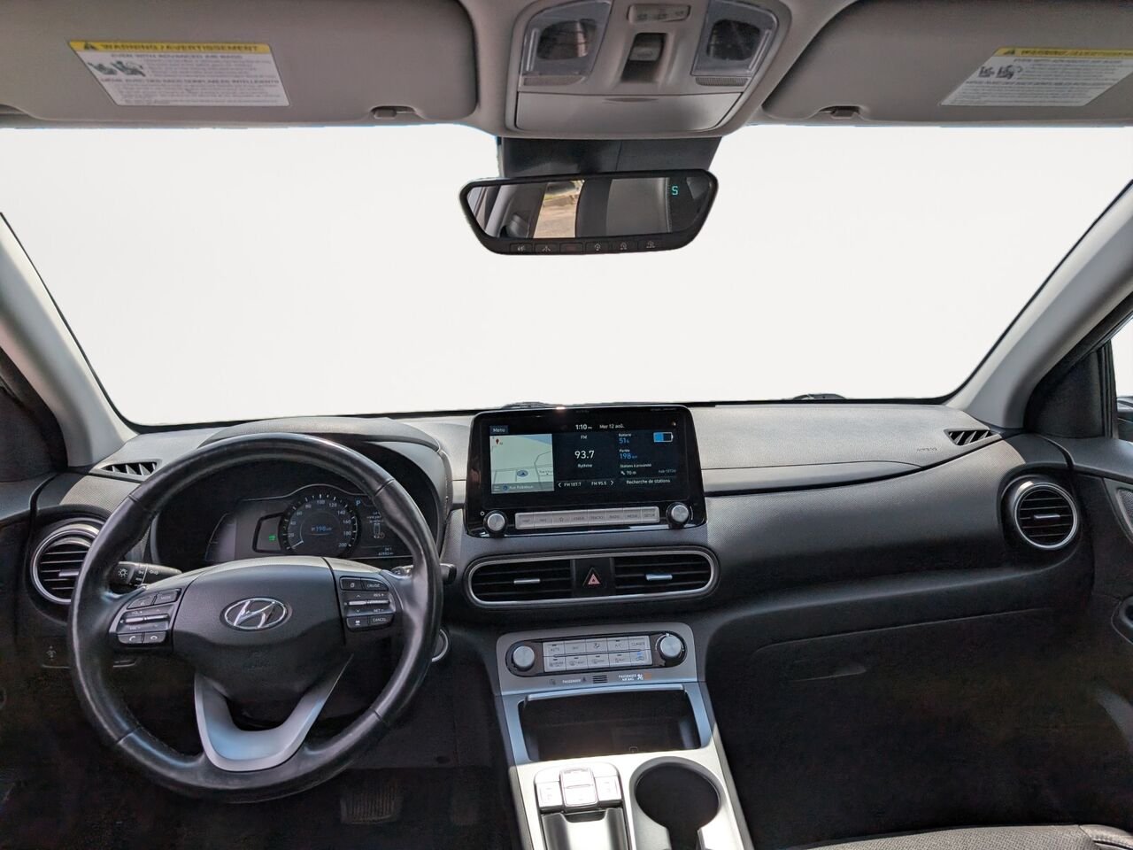 Hyundai Kona électrique ULTIMATE/SIÈGES AVANT ET ARRIÈRE CHAUFFANT/CUIR/VOLANT CHAUFFANT/TOIT OUVRANT 2021 Gris Sherbrooke - photo #16