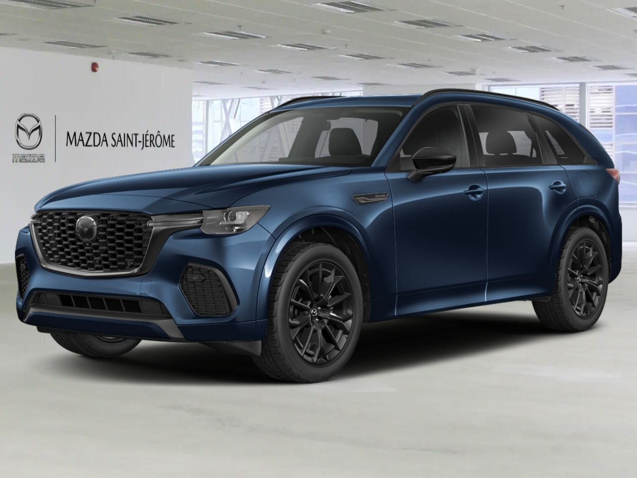 MAZDA CX-70 hybride léger GT TI 2026 Bleu cristal foncé mica Saint-Jérôme - photo #0