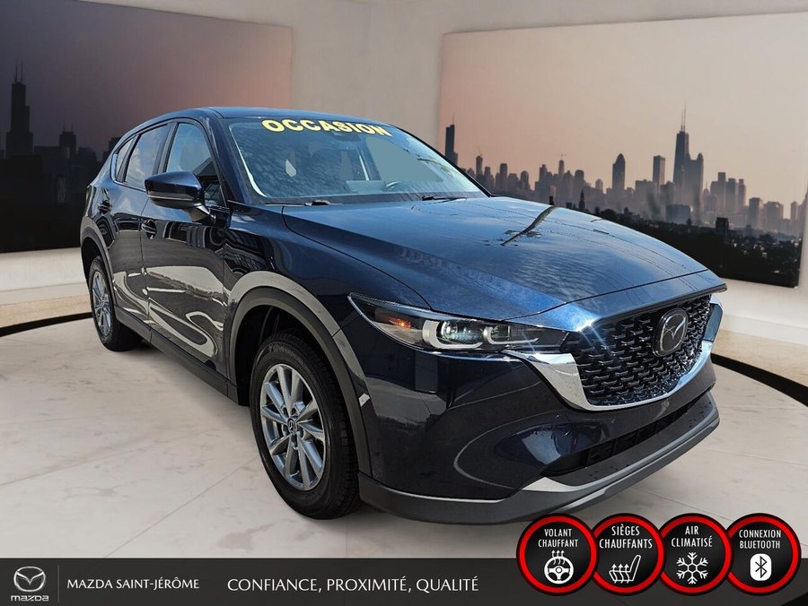 Mazda CX-5 GS | AWD | CUIR | MAGS | 2023 Bleu