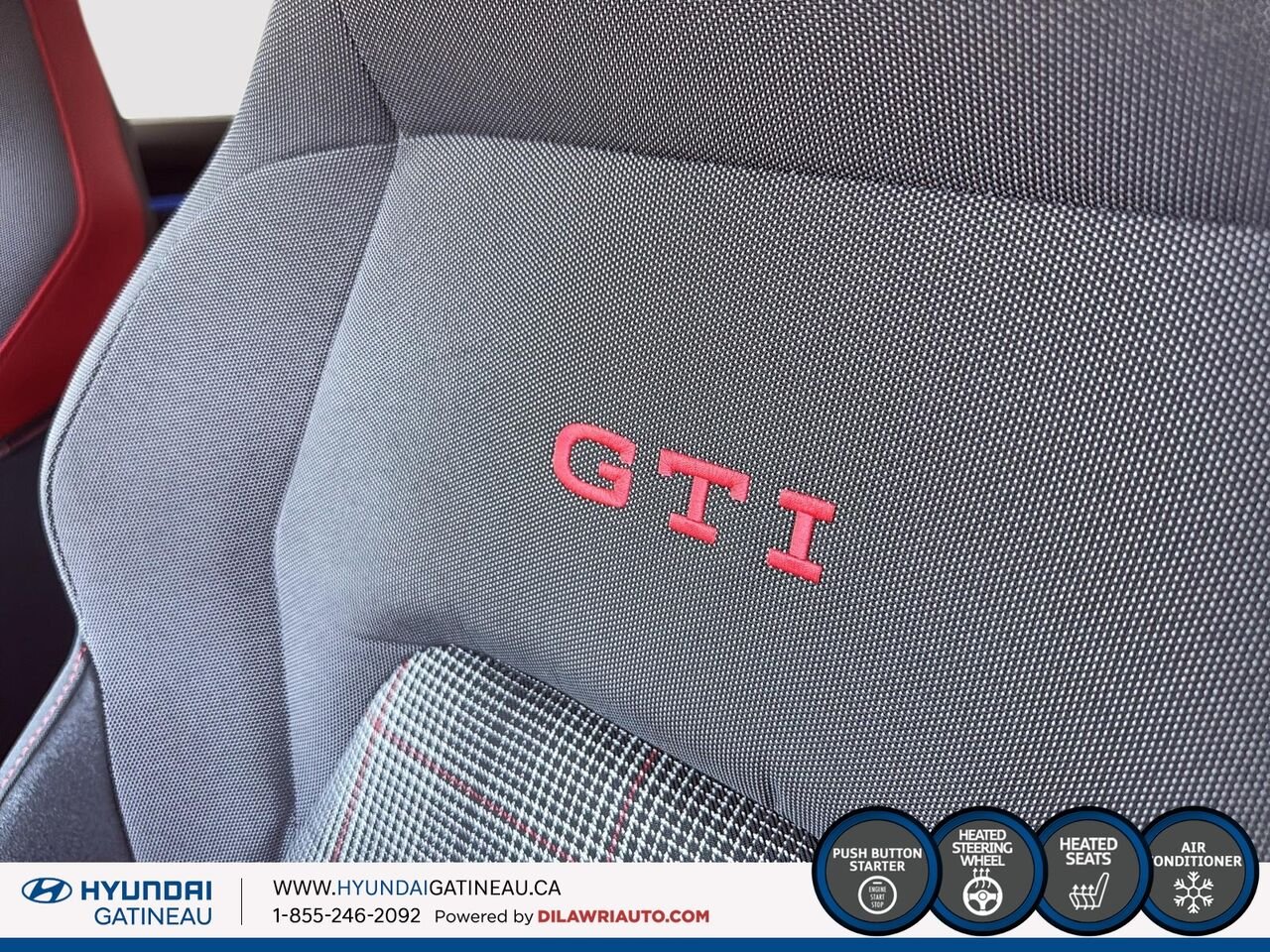 Volkswagen Golf GTI Autobahn*** DSG , SIEGES CHAUFFANTS , PNEUX ETE ET HIVER *** 2024 Gris Ottawa & Gatineau - photo #7