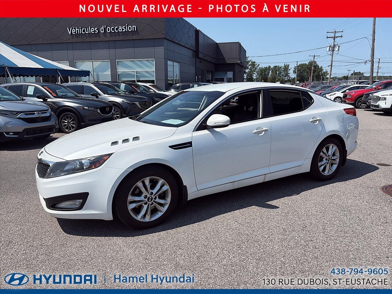 2012 Kia Optima White Saint-Eustache - photo #0