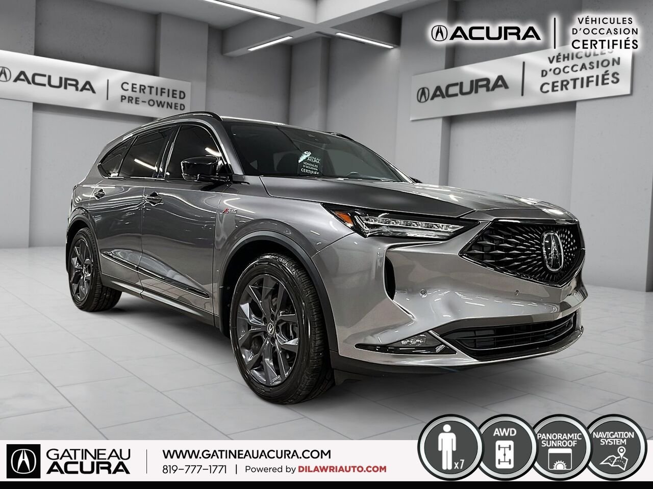 2023 Acura MDX A-Spec SH-AWD Grey Gatineau - photo #13