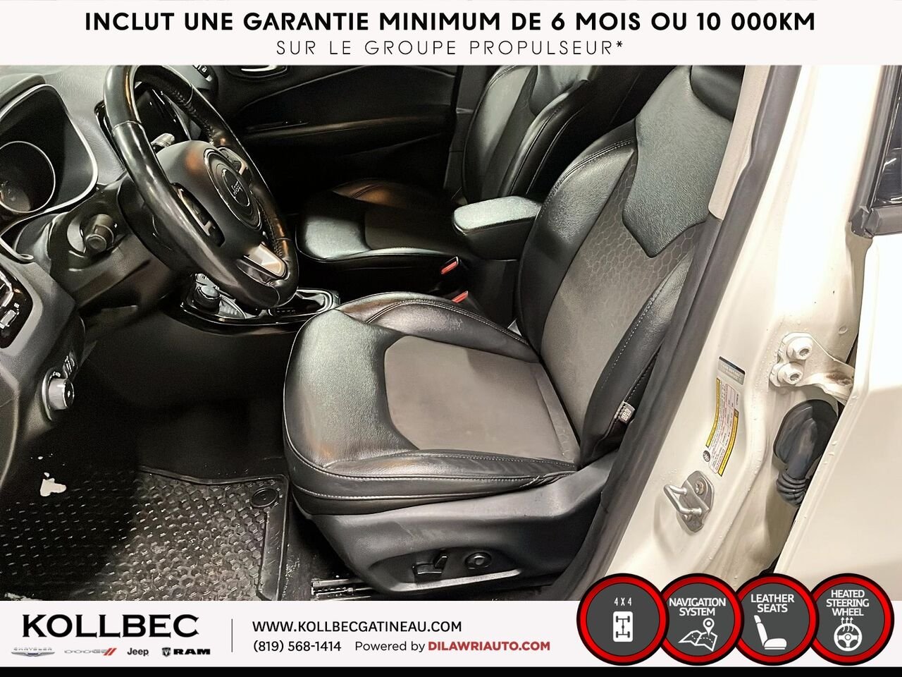 Jeep Compass NORTH AWD 2020 Blanc Ottawa & Gatineau - photo #22