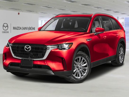 MAZDA CX-90 hybride rechargeable GS-L TI 2026 Rouge vibrant cristal métallisé