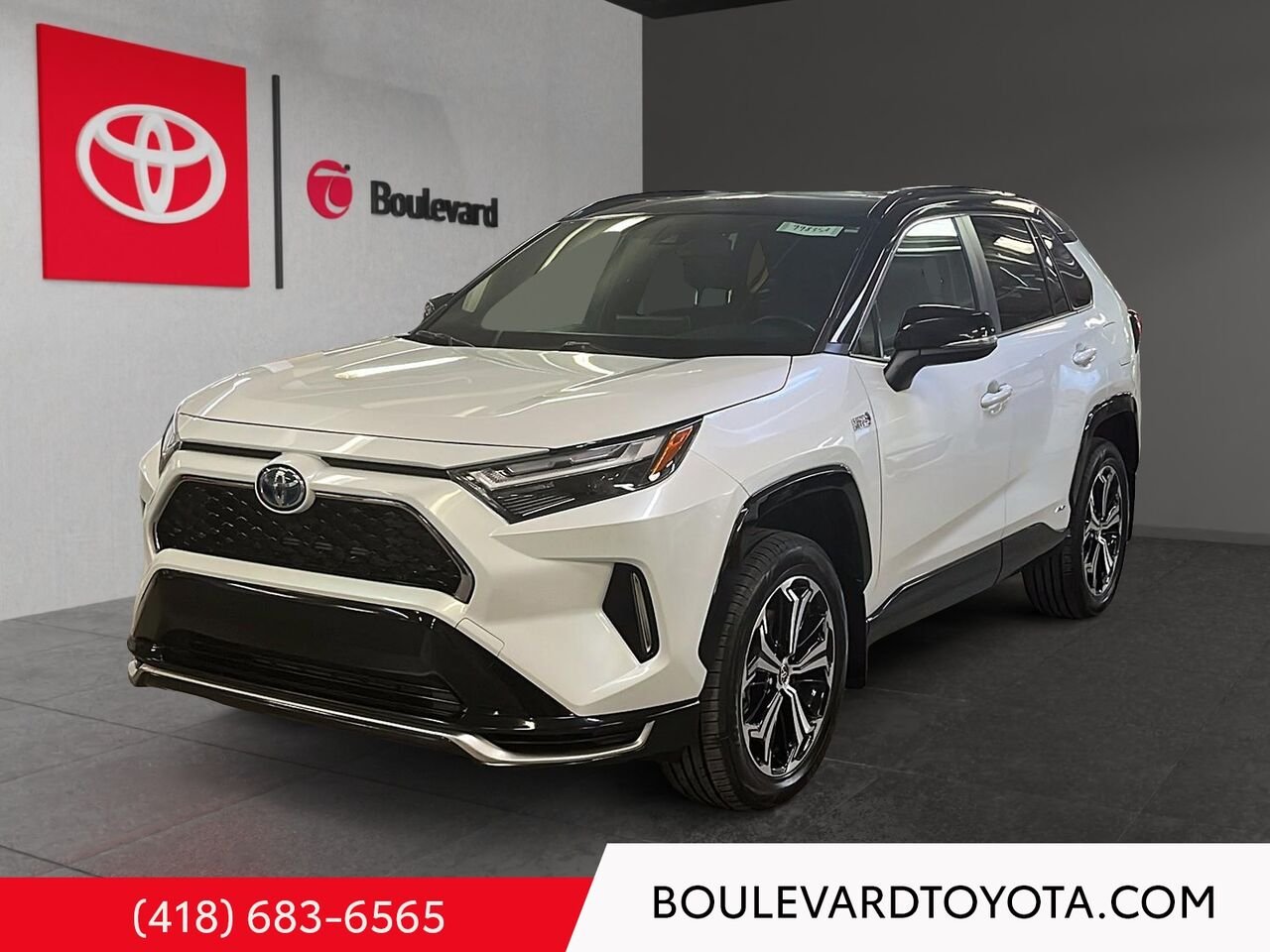 Toyota RAV4 PRIME 99835A-49 | XSE, HYBRIDE BRANCHABLE, AWD 2023 Frisson glacé nacré avec toit noir Québec - photo #0