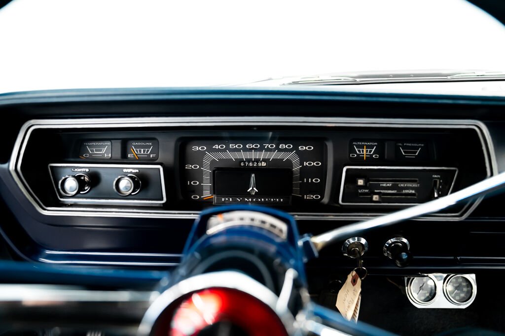 1966 Plymouth Belvedere **PRIX EN USD** Blue Montreal - photo #26