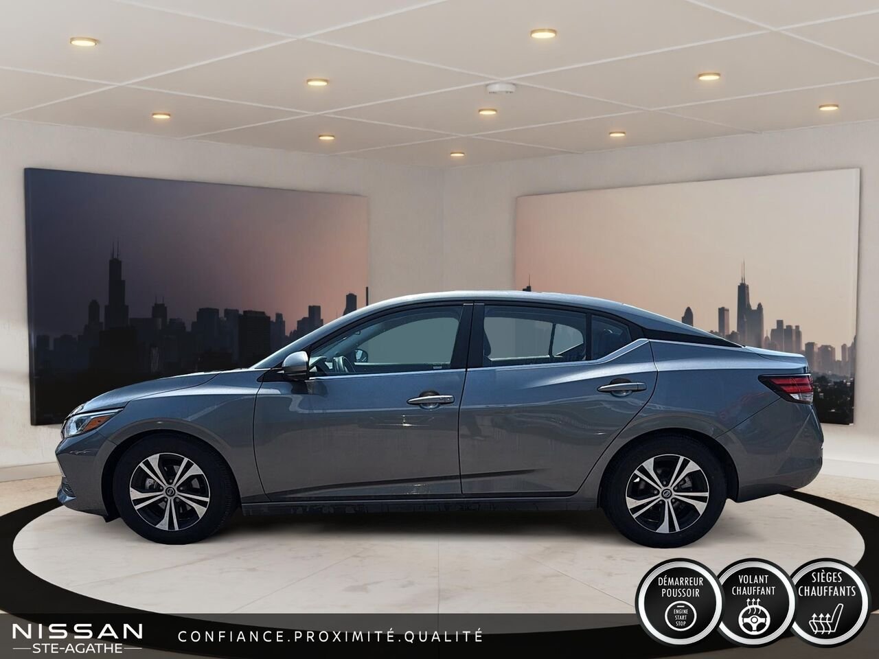 2020 Nissan Sentra Grey Ste-Agathe des Monts - photo #5