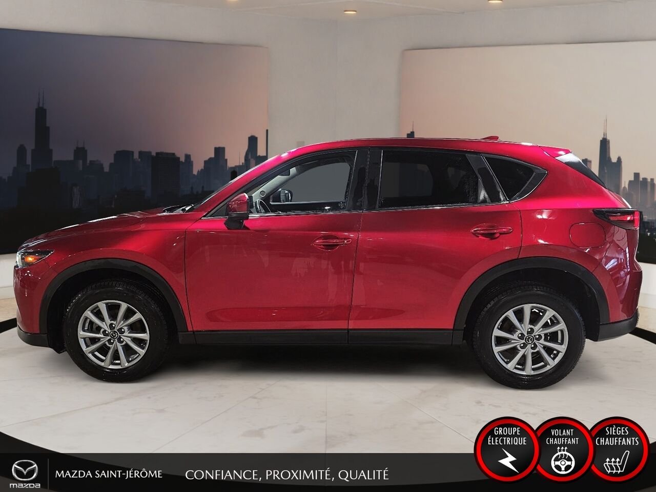 Mazda CX-5 GS | CUIR | AWD | MAGS | 2025 Rouge Saint-Jérôme - photo #10