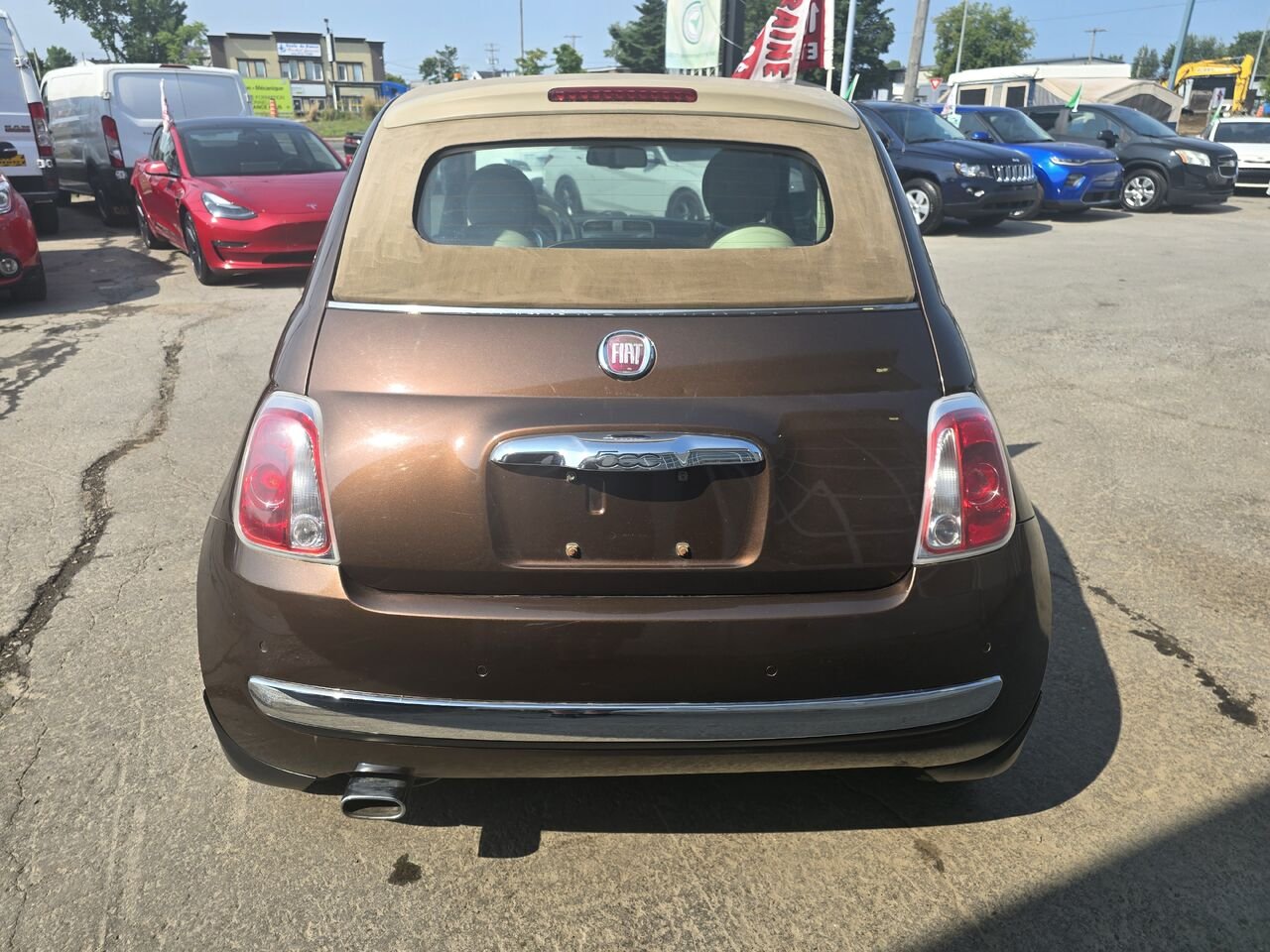 2012 FIAT 500 Brown  - photo #3