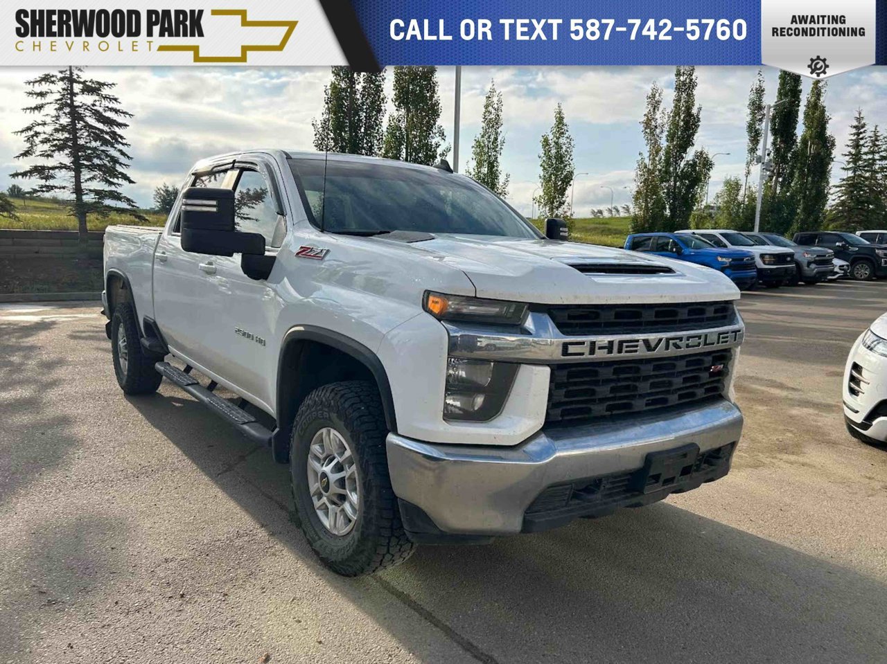 2021 Chevrolet Silverado 2500HD 4WD Crew Cab 159 LT White Sherwood Park - photo #0