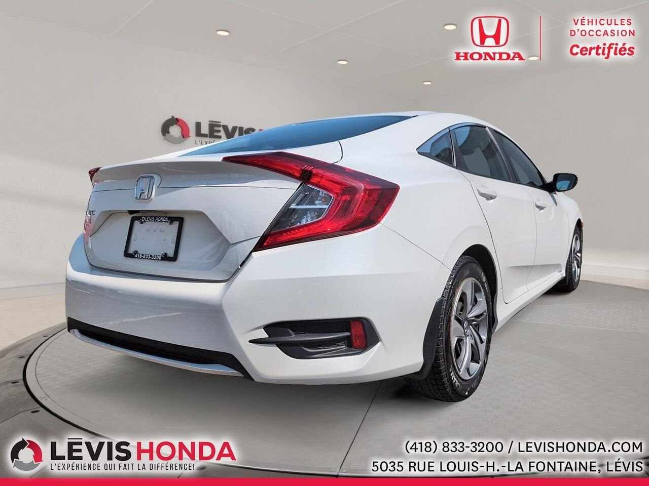 2019 Honda Civic LX LX BM White Lévis - photo #9
