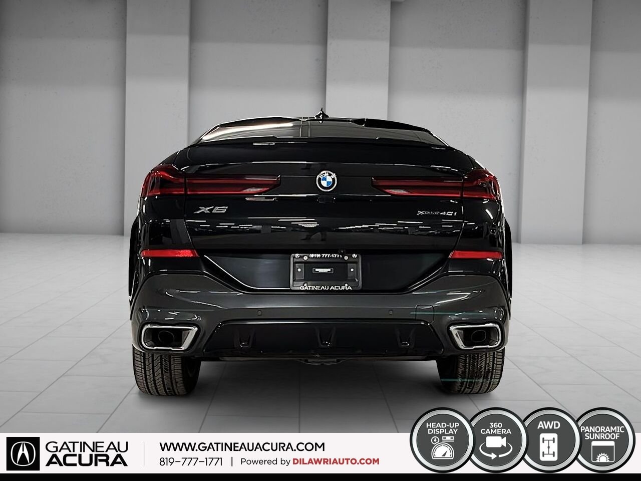 2023 BMW X6 xDrive 40i coupé Black Gatineau - photo #16