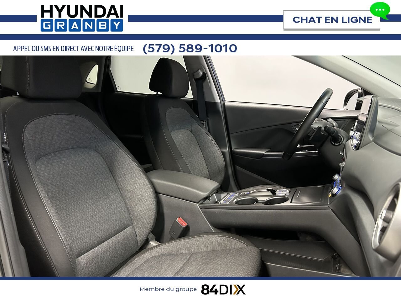 Hyundai Kona électrique 2023 Noir Granby - photo #24