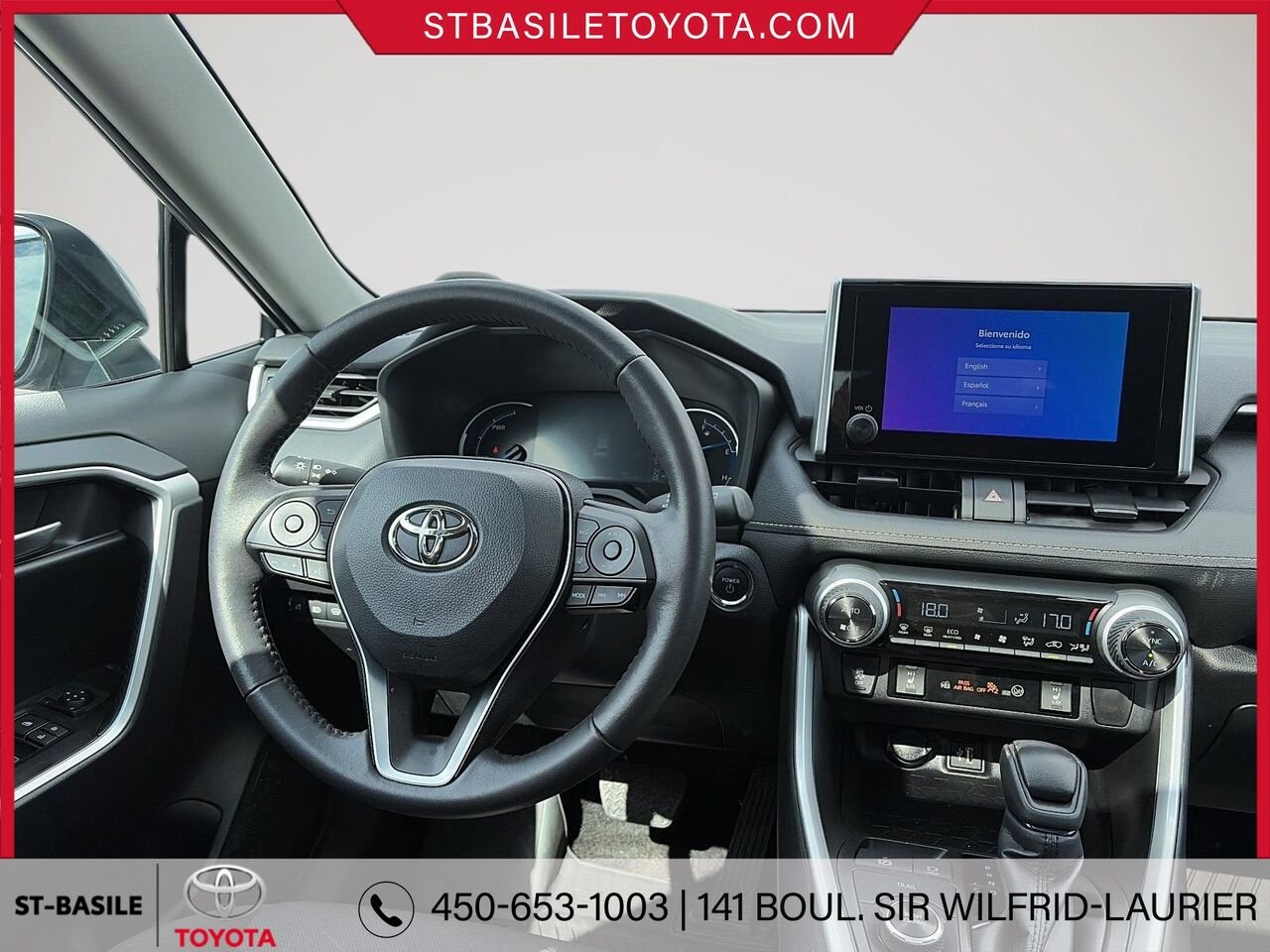 2025 Toyota RAV4 Hybrid Silver Sky Metallic Saint-Basile-le-Grand - photo #13
