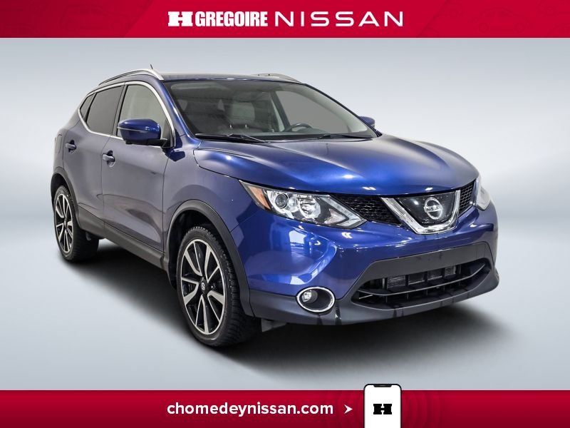 Nissan Qashqai CR7275 | SL * Cuir Beige * Mag * Caméra * Bas KM !! 2018 Bleu Laval - photo #0