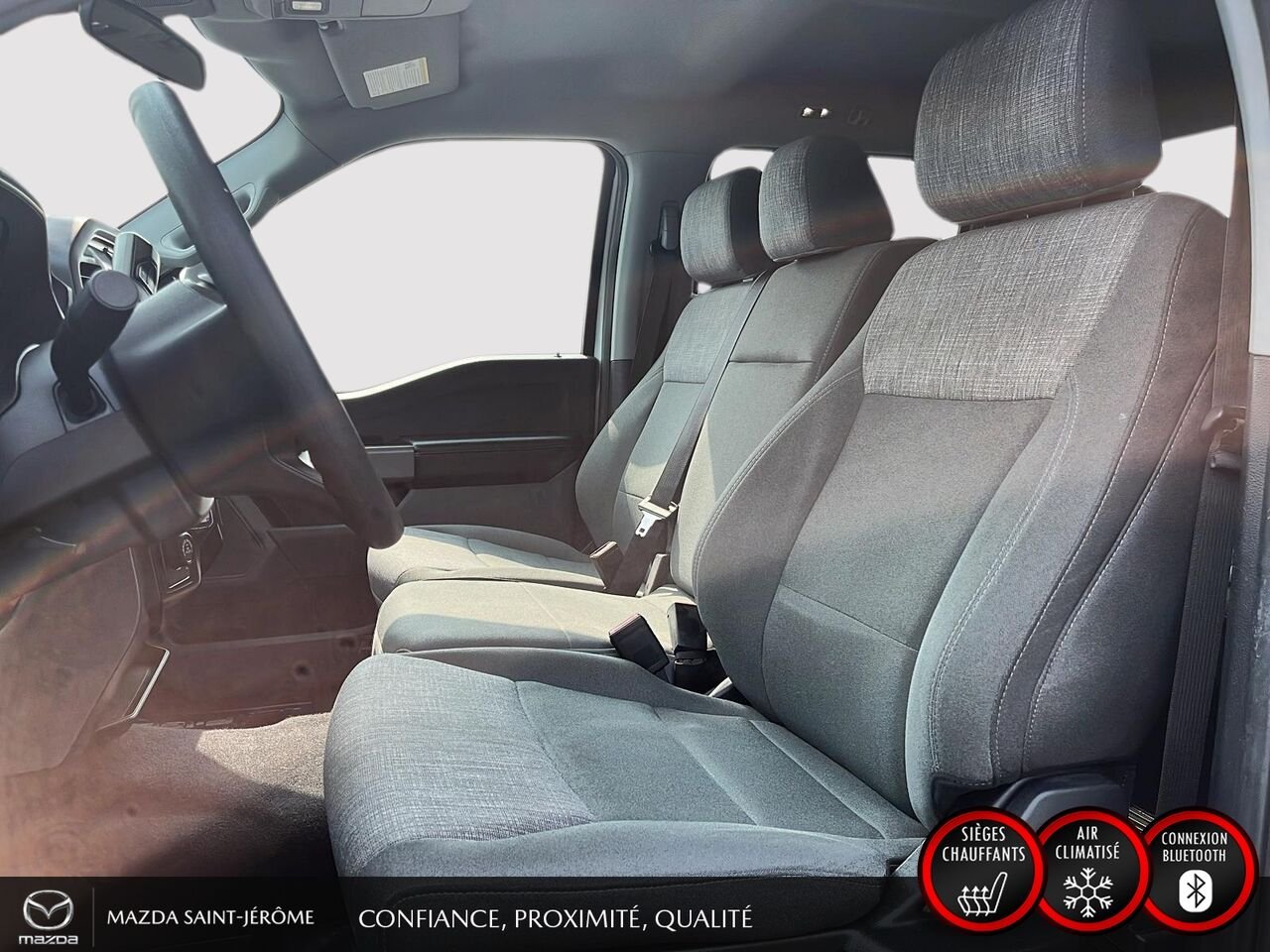 Ford F-150 XLT SUPERCREW | 4X4 | GROUPE REMORQUAGE | 3.5L ECOBOOST | 2023 Blanc Saint-Jérôme - photo #18