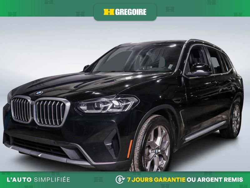 BMW X3 2022 Noir Blainville - photo #2