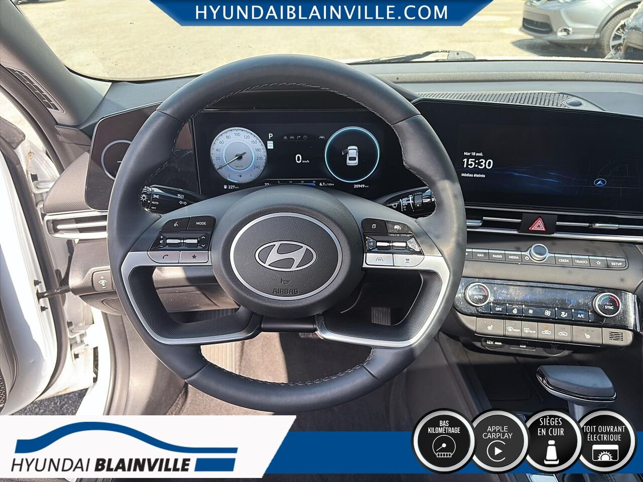 Hyundai Elantra 2024 Blanc Blainville - photo #15