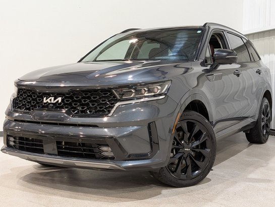 Kia Sorento SX AWD w/Burgundy Leather 2022 Gris