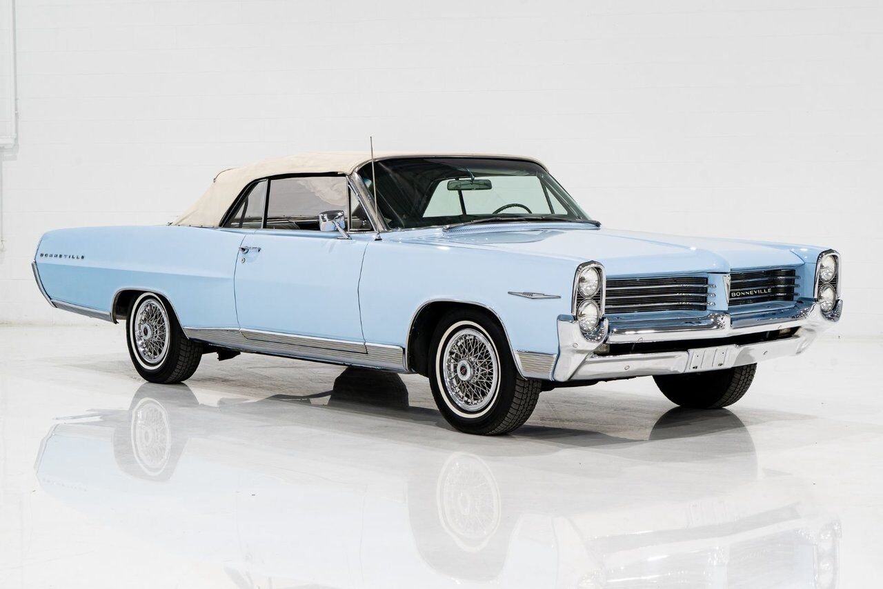 1964 Pontiac Bonneville **PRICE IN USD** Blue Montreal - photo #51