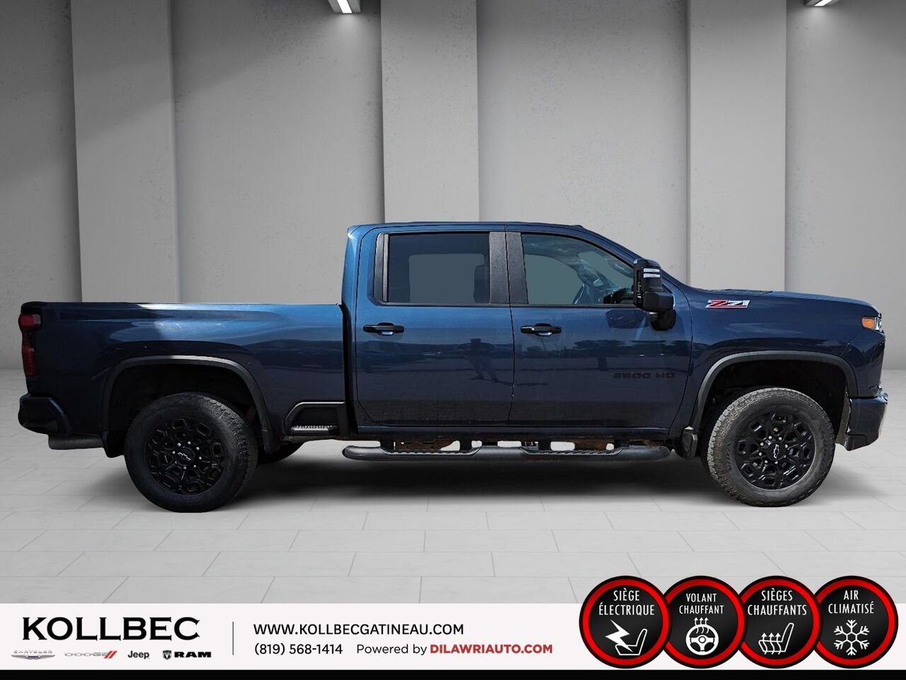 CHEVROLET SILVERADO 2500HD LT Z71 CrewCab 4x4 2023 Bleu Ottawa & Gatineau - photo #13