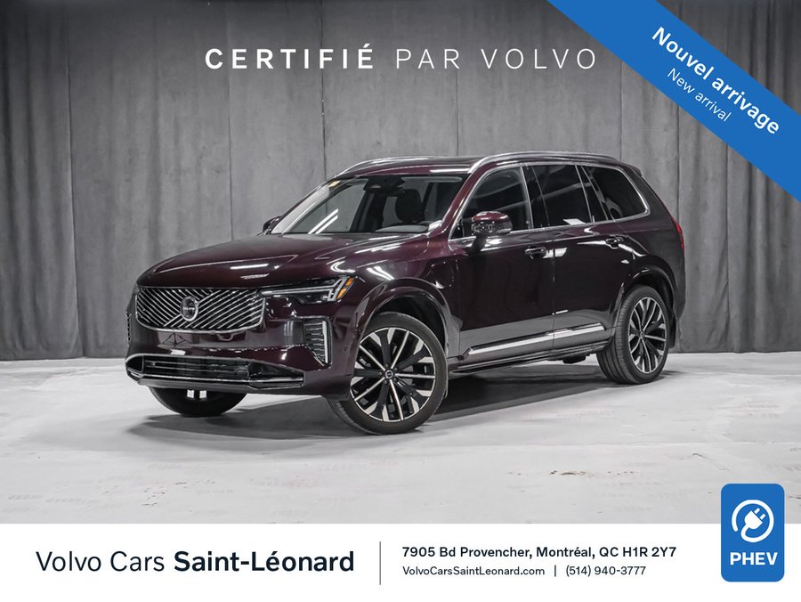 Volvo XC90 Plug-In Hybrid T8 PLUS BRIGHT 2025 Rouge