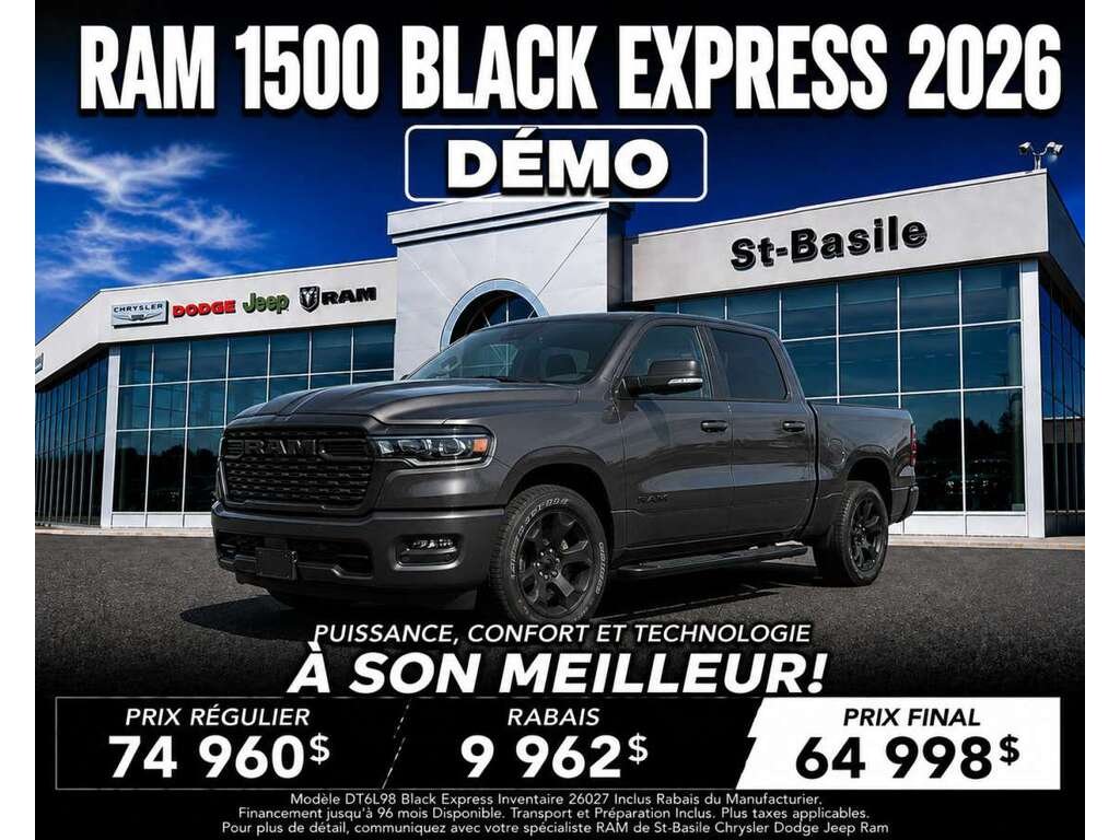 2026 Ram 1500 Grey Saint-Basile-le-Grand - photo #0